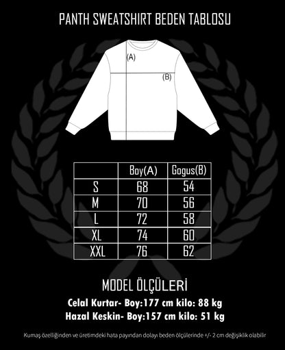 Oversize Sweatshirt -Siyah
