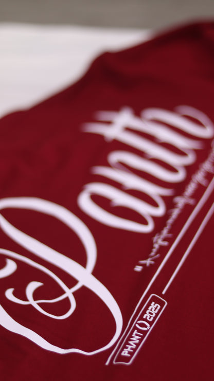 Oversize Uzun Kollu Tişört -  Bordo