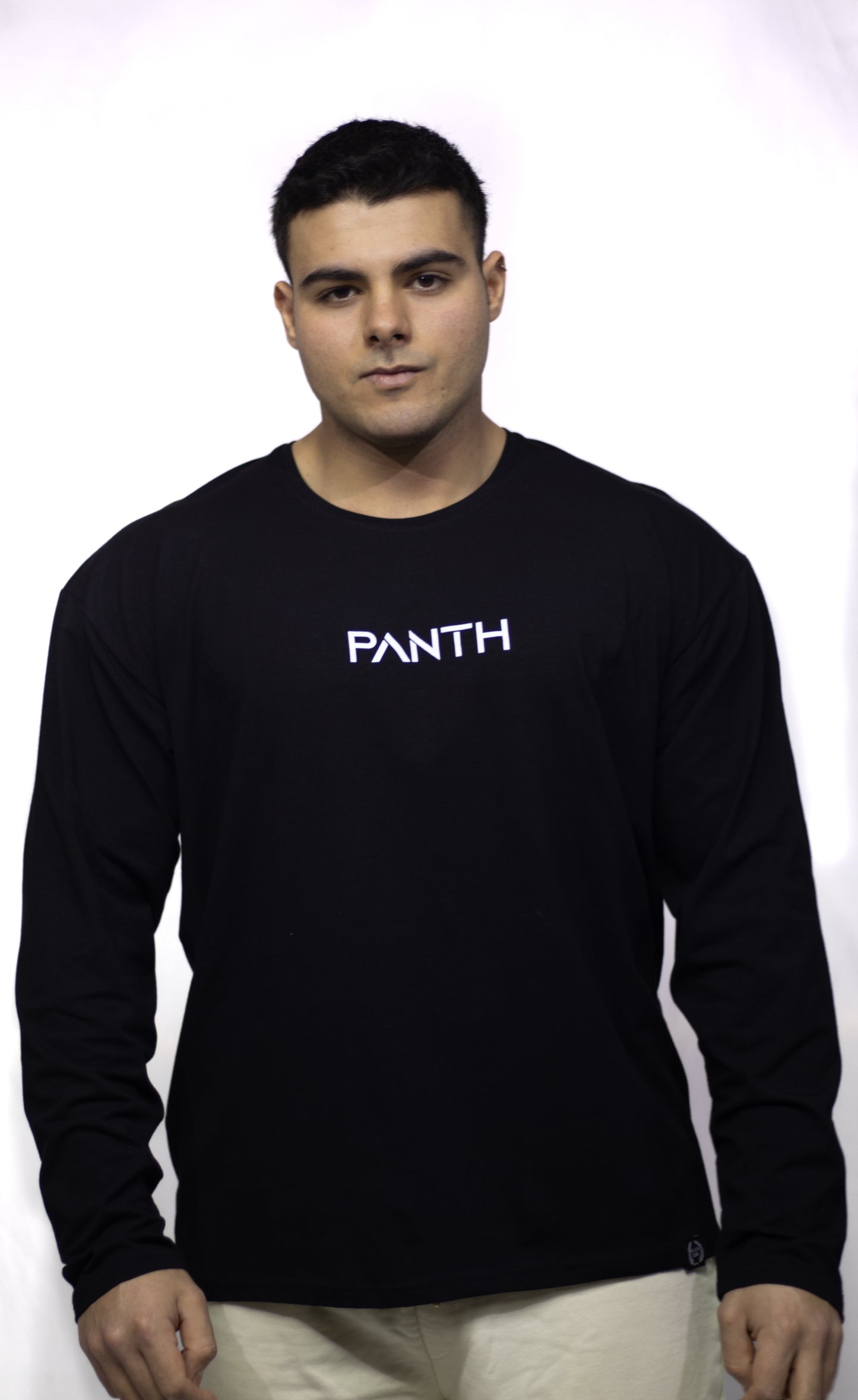 Oversize Uzun Kollu Tişört – Siyah