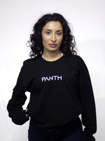 Oversize Uzun Kollu Tişört – Siyah