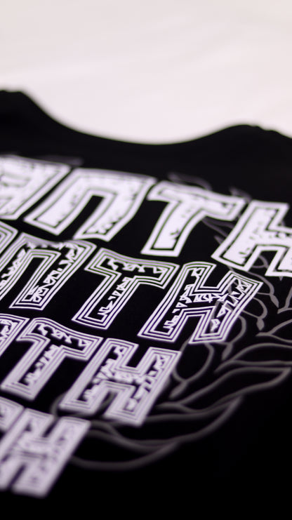 Oversize Uzun Kollu Tişört – Siyah