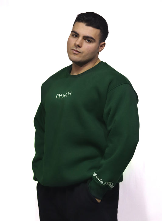 Oversize Sweatshirt – Orman Yeşili