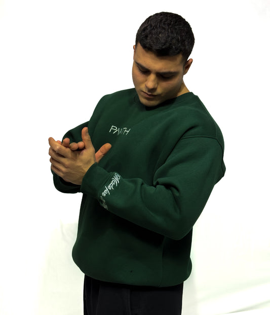 Oversize Sweatshirt – Orman Yeşili