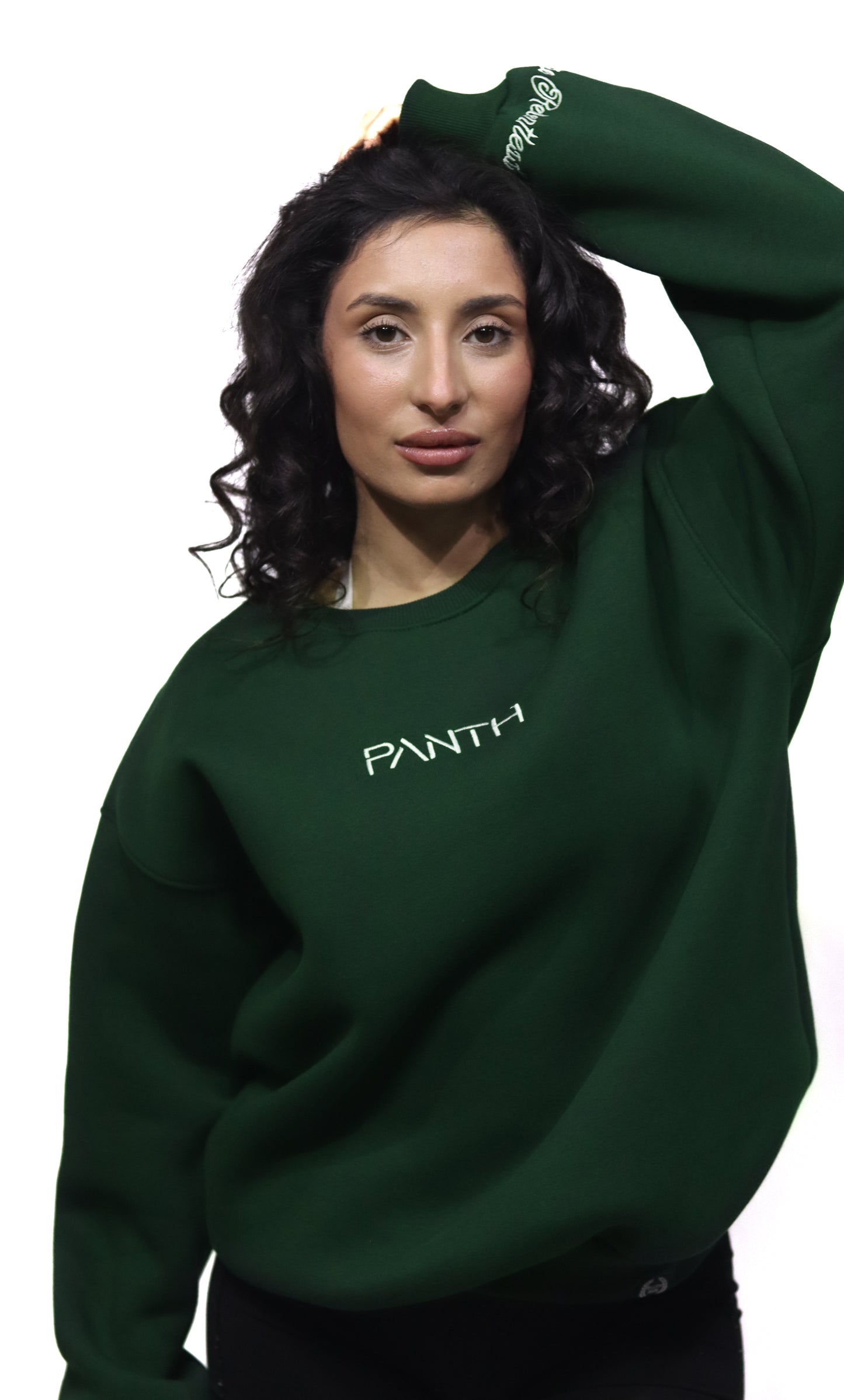 Oversize Sweatshirt – Orman Yeşili