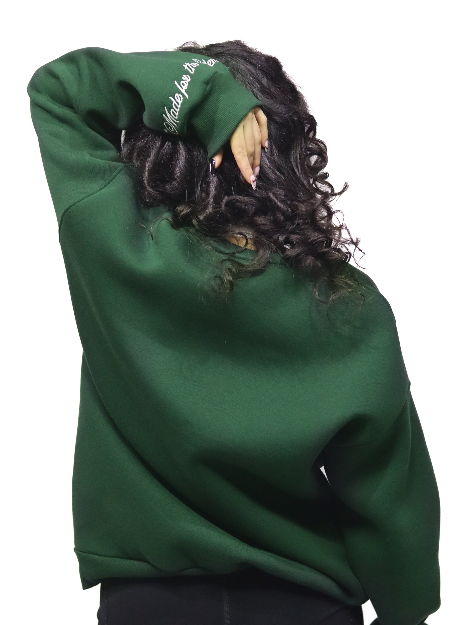 Oversize Sweatshirt – Orman Yeşili